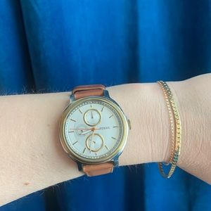 Fossil 2 Tone Quartz Watch